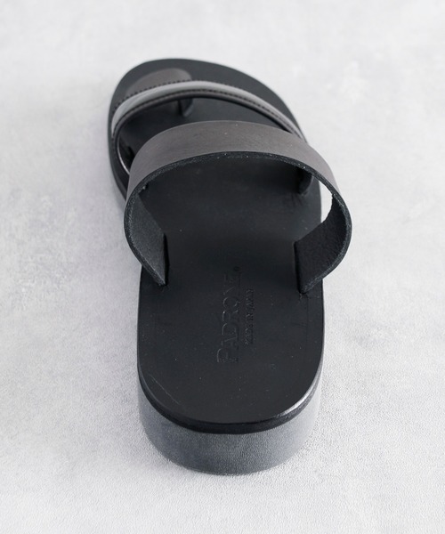 人気超激安 サンダル / PU2 ZOZOTOWN PayPayモール店 - 通販 - PayPayモール PADRONE パドローネ / COMBINATION STRAP SANDAL コンビネーションストラップレザートングサンダル 最安値国産