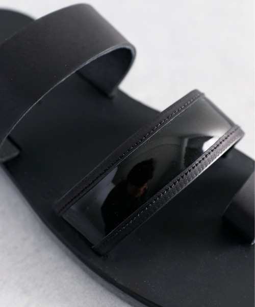 人気超激安 サンダル / PU2 ZOZOTOWN PayPayモール店 - 通販 - PayPayモール PADRONE パドローネ / COMBINATION STRAP SANDAL コンビネーションストラップレザートングサンダル 最安値国産