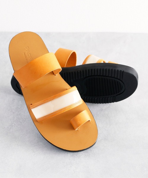 人気超激安 サンダル / PU2 ZOZOTOWN PayPayモール店 - 通販 - PayPayモール PADRONE パドローネ / COMBINATION STRAP SANDAL コンビネーションストラップレザートングサンダル 最安値国産