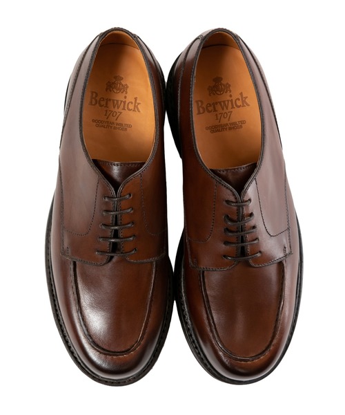 Berwick 4477 Uチップ ダークブラウン UK7 ラバーソール Berwick1707 | Uチップ | 4477ACVIDBR – バーウィック