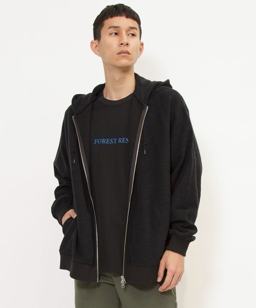 JOHNBULLノースリーブパーカー オーバーサイズノースリーブパーカー