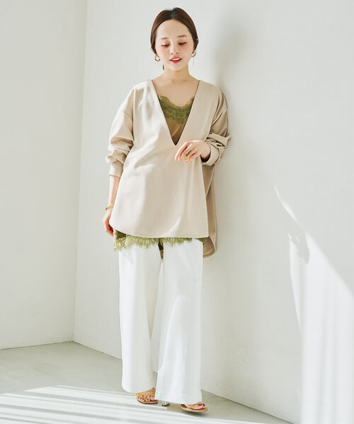 KOBE LETTUCE（神戸レタス） スラックス パンツ 「WEARISTA田中亜希子