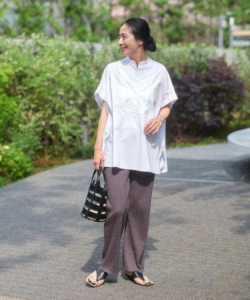 美品♪ジャーナルスタンダード フロントブザムハーフスリーブシャツ 半袖 ゆったり JOURNAL STANDARD（ジャーナルスタンダード）の「フロントブザム