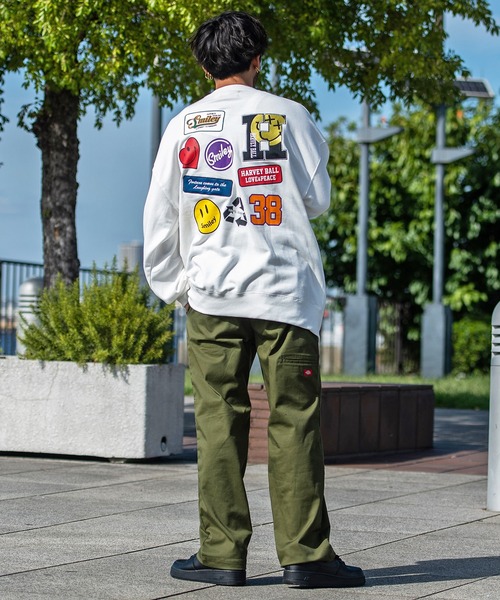 MONCLER スマイリーフェイス スウェット イエロー 112210-0.jpg