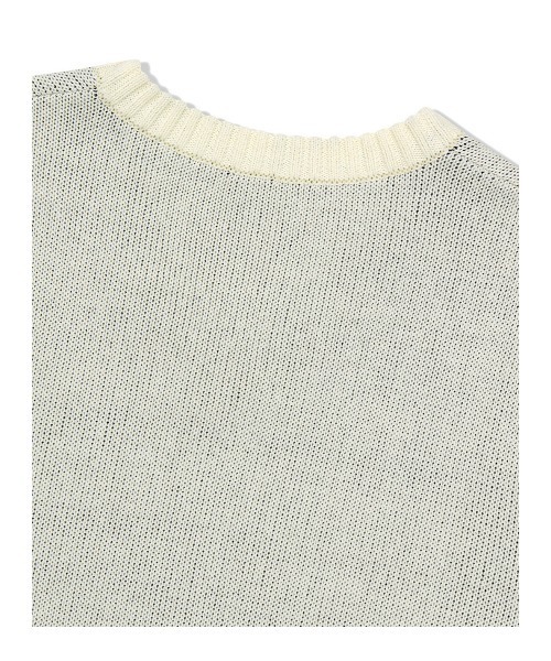 ベスト ジレ 「mahagrid/マハグリッド」TRIBAL LOGO KNIT VEST/トライバルロゴニットベスト レディース メンズ MAHAGRID ベスト ジレ 「mahagrid/マハグリッド」TRIBAL LOGO