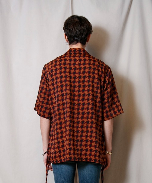 FACTOTUM シャツ 「FACTOTUM」サテンプリントショートスリーブ FACTOTUM シャツ 「FACTOTUM」サテンプリントショートスリーブ
