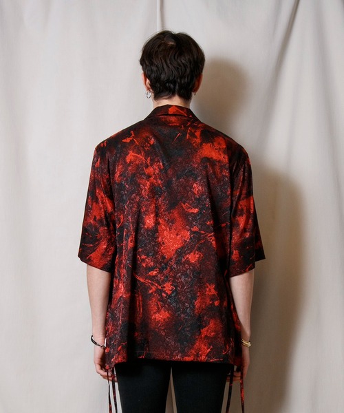 FACTOTUM シャツ 「FACTOTUM」サテンプリントショートスリーブ FACTOTUM シャツ 「FACTOTUM」サテンプリントショートスリーブ