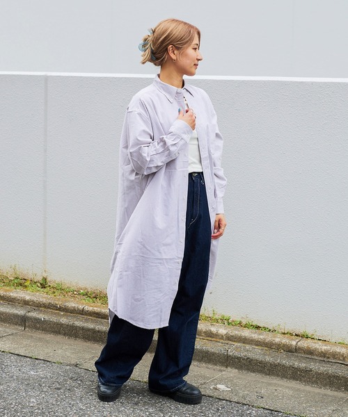 UNIVERSAL OVERALL ユニバーサルオーバーオール シャツワンピース Lady's】UNIVERSAL OVERALL /SHIRT ONE PIECE - ユニバーサル
