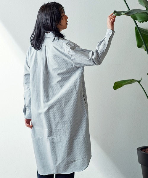 UNIVERSAL OVERALL シャツワンピース OVERALL BD SHIRT OP