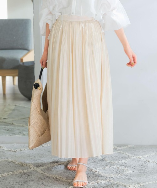 she tokyo ランダムプリーツスカート ロングスカート プリーツ 34 SHE Tokyo ランダム プリーツ スカート ロング スカート カーキ｜Yahoo