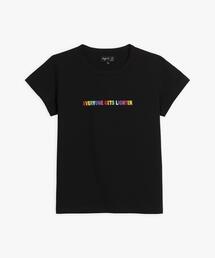 新品agnis b. ブラック Tシャツ サイズ3 JG13 TS コットンTシャツ ｜agnès b. FEMME（ファム