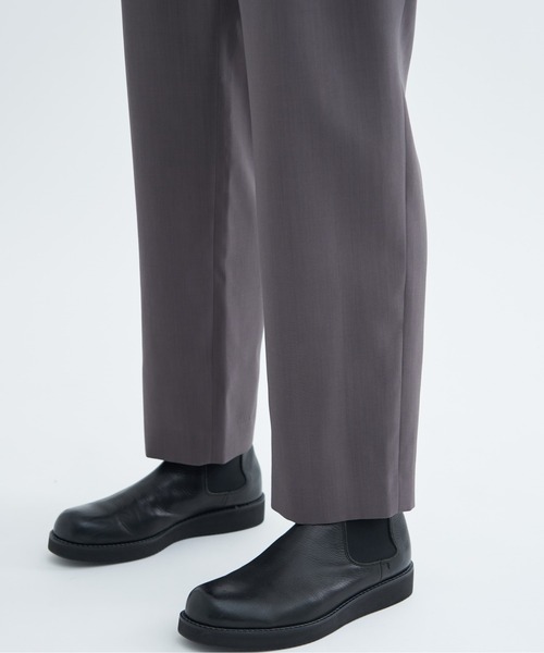 UJOH（ウジョー） スラックス Curve Front Tuck PNT メンズ : ZOZOTOWN