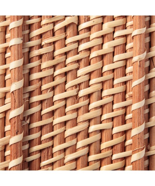 無印良品（MUJI） 収納 重なるラタン長方形ボックス・ハーフ・浅 約幅
