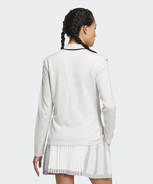 adidas アーガイルパターン セーター adidas ニット セーター アーガイル柄 ニットベスト