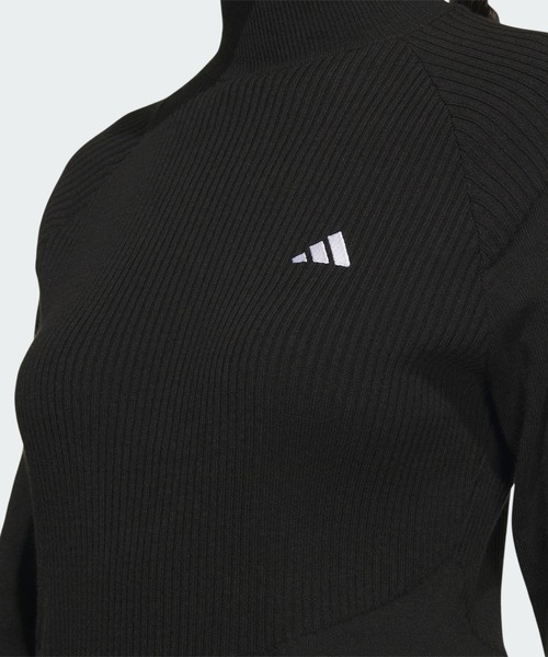 adidas - 【 L 新品 タグ付き 】 adidas アディダス ゴルフ ジップ セーター adidas ニット セーター スリーストライプス 防風 長袖