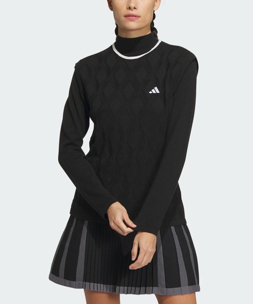 adidas アーガイルパターン セーター adidas ニット セーター アーガイル柄 ニットベスト