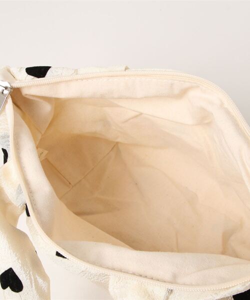 TONE SELECT GOODS トートバッグ ミニ 「float」ハートドット柄