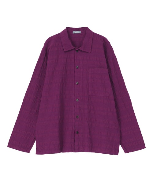 Plantation（プランテーション） ブラウス シャツ シュリンクブロード