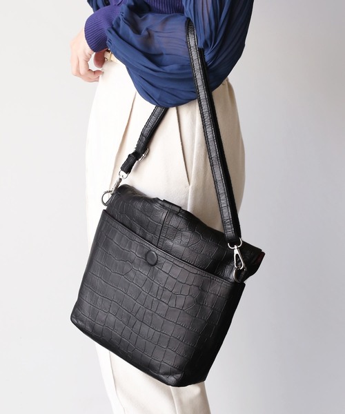 sankyo shokai（三京商会） ハンドバッグ 牛革レザーマルシェバッグ