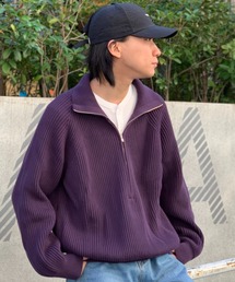 セーター ニット Toironier/トワロニエ/Half Zip Knit メンズ｜ZOZOTOWN Yahoo!店