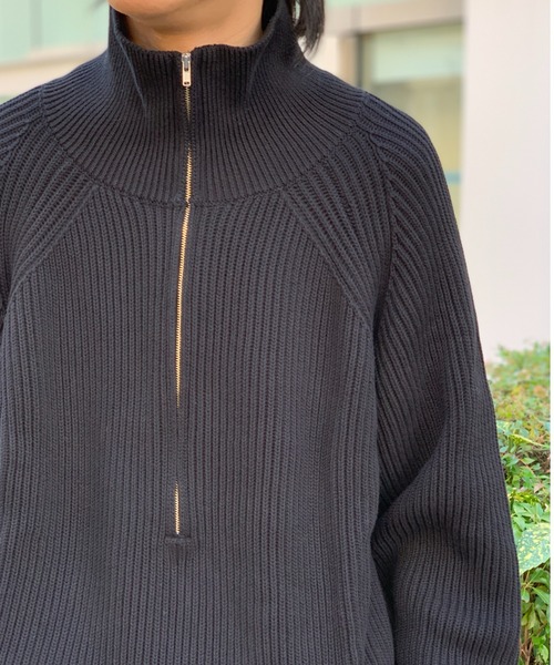 セーター ニット Toironier/トワロニエ/Half Zip Knit メンズ | Toironier | 05