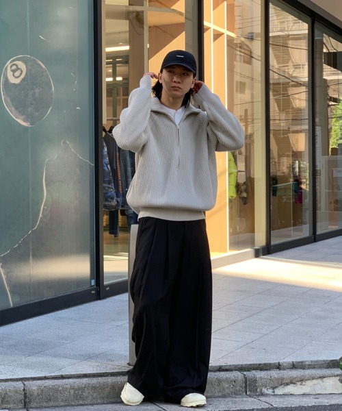 セーター ニット Toironier/トワロニエ/Half Zip Knit メンズ | Toironier | 13