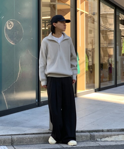 セーター ニット Toironier/トワロニエ/Half Zip Knit メンズ | Toironier | 14