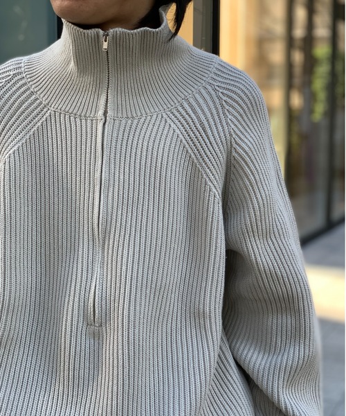 セーター ニット Toironier/トワロニエ/Half Zip Knit メンズ | Toironier | 15