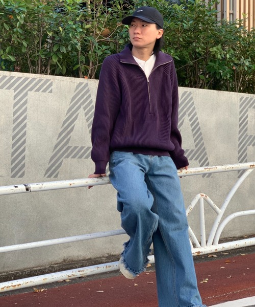 セーター ニット Toironier/トワロニエ/Half Zip Knit メンズ | Toironier | 07