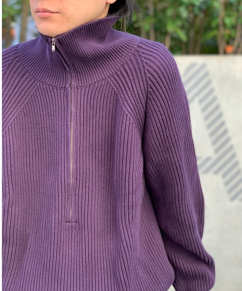 セーター ニット Toironier/トワロニエ/Half Zip Knit メンズ | Toironier | 08