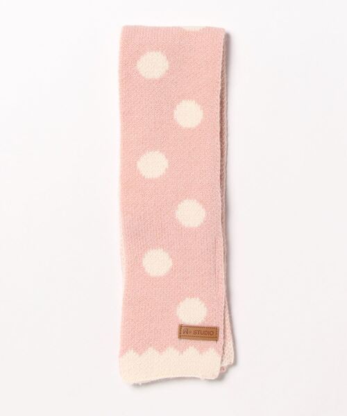 マフラー ドット模様ミニニットマフラー メンズ レディース : ZOZOTOWN