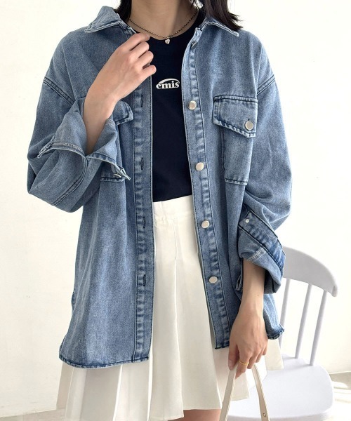 NON NO フード付きデニムジャケット（M） miniministore（ミニミニストア） デニムジャケット gジャン フード
