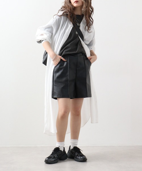 ブラウス シャツ je crois soi ノースリーブ　ブラウス レディース FUNALIVE ブラウス シャツ je crois soi ノースリーブ タック