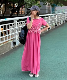 ジルサンダー☆キャミワンピース ピンク JU5602EW03907_fw_thumbM.jpg