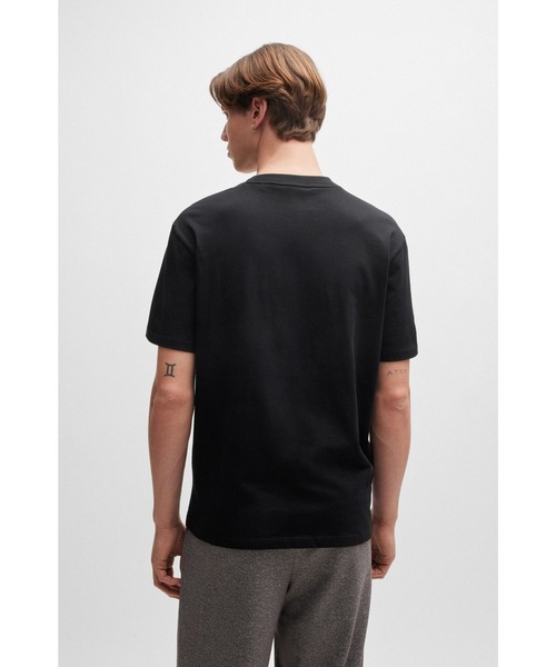 HUGO tシャツ リラックスフィット フローラルアートワーク