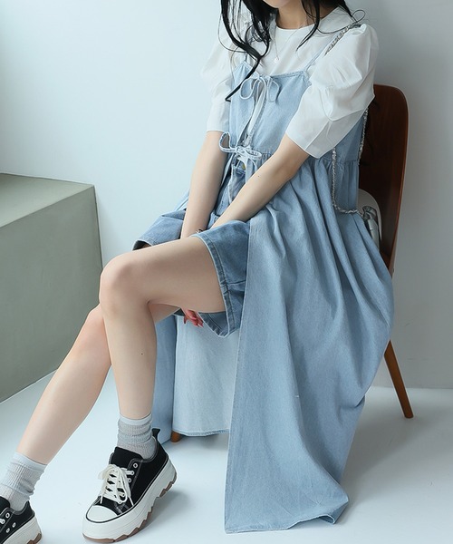 Girly Doll（ガーリードール） ワンピース 2WAYリボンキャミワンピース