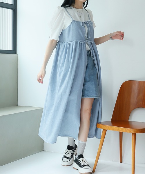 Girly Doll（ガーリードール） ワンピース 2WAYリボンキャミワンピース