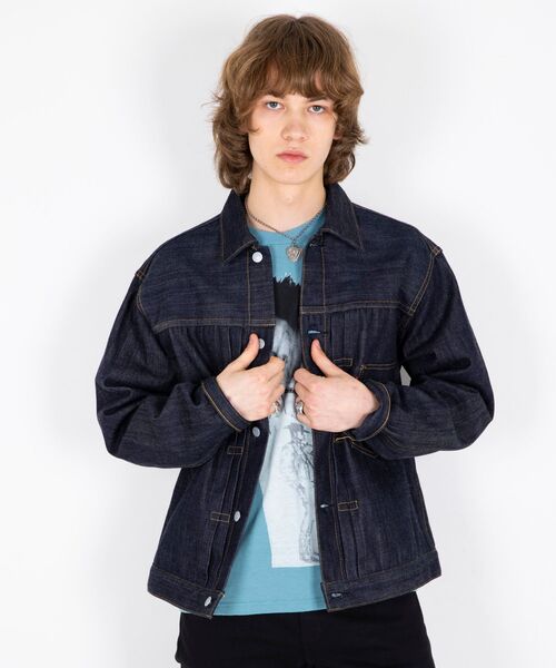 【未使用品】HYSTERIC GLAMOUR 1ST TYPE デニムジャケット HYSTERIC GLAMOUR ブルゾン アウター 1ST TYPE デニムジャケット