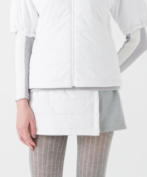 新品未使用アルチビオ 保温発熱スカート風ショートパンツ 36 白 archivio（アルチビオ） パンツ 「LADIES」保温発熱スカート風ショート