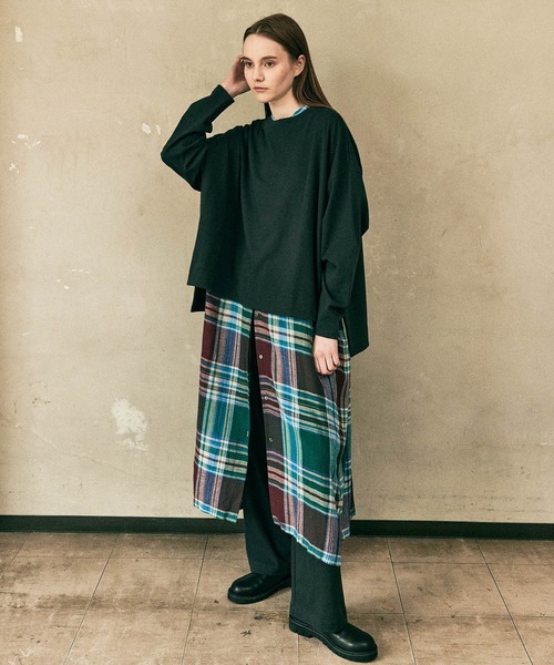 RNA-N（アールエヌエーエヌ） ワンピース D1660 レーヨンリネンビッグ