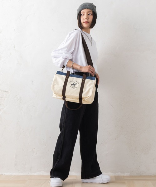 【新品未使用　タグ付き】BEVERLY HILLS POLO CLUB バック Amazon | [ビバリーヒルズポロクラブ] トートバッグ BEVERLY