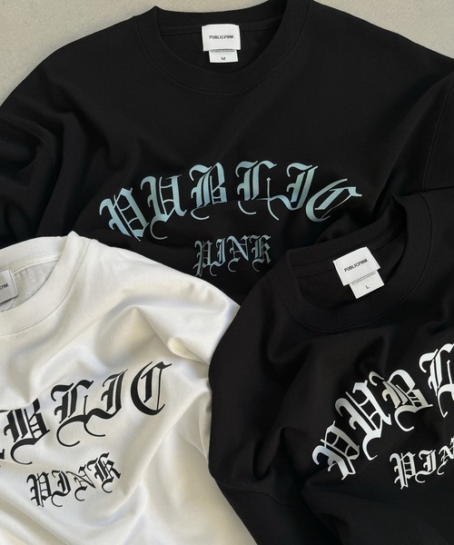 PUBLICPINK tシャツ 「PUBLICPINK/パブリックピンク」9.1オンス