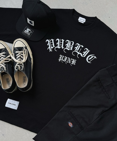 PUBLICPINK tシャツ 「PUBLICPINK/パブリックピンク」9.1オンス