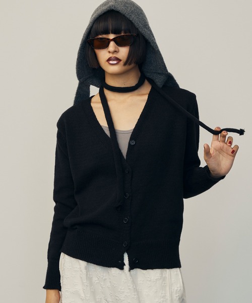 uyu. ニット帽 ニットキャップ イヤーフラップニットキャップ