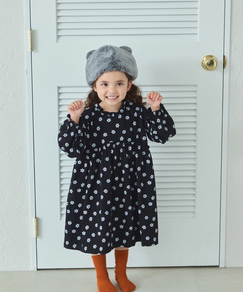 pairmanon（ペアマノン） ワンピース 楊柳天竺 総柄ワンピース キッズ