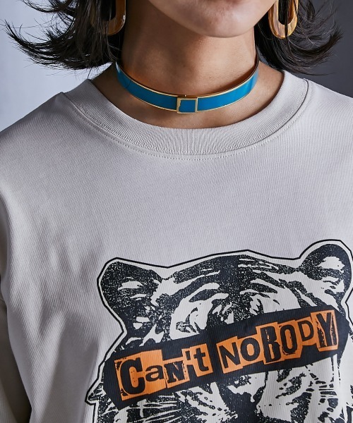 大きいサイズ レディース トップス 綿100％グラフィックプリントロングスリーブＴシャツ GEVS.対応 30代 40代 50代 ジェイビス じぇいびす GEVS. tシャツ 綿100％グラフィックプリントロングスリーブT