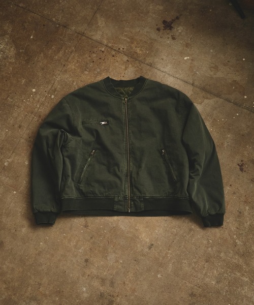 ALL RUNS ma1 ma-1 ピグメント加工 パデッドフライトジャケット MA-1