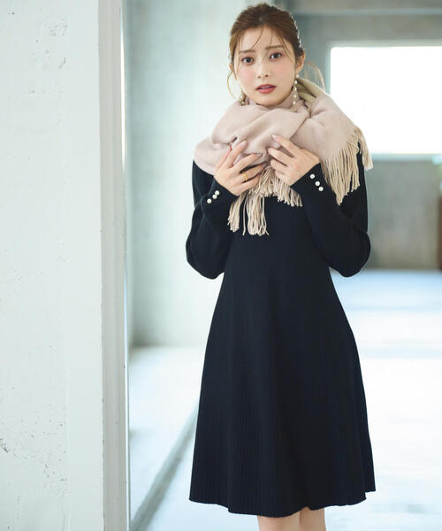 PROPORTION BODY DRESSING ワンピース リブミニニットワンピース