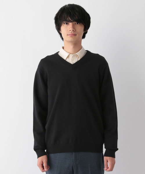 GLOBAL WORK（グローバルワーク） セーター ニット メルティVネック