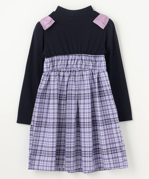 any FAM ワンピース ドッキングチェックワンピース キッズ 子供